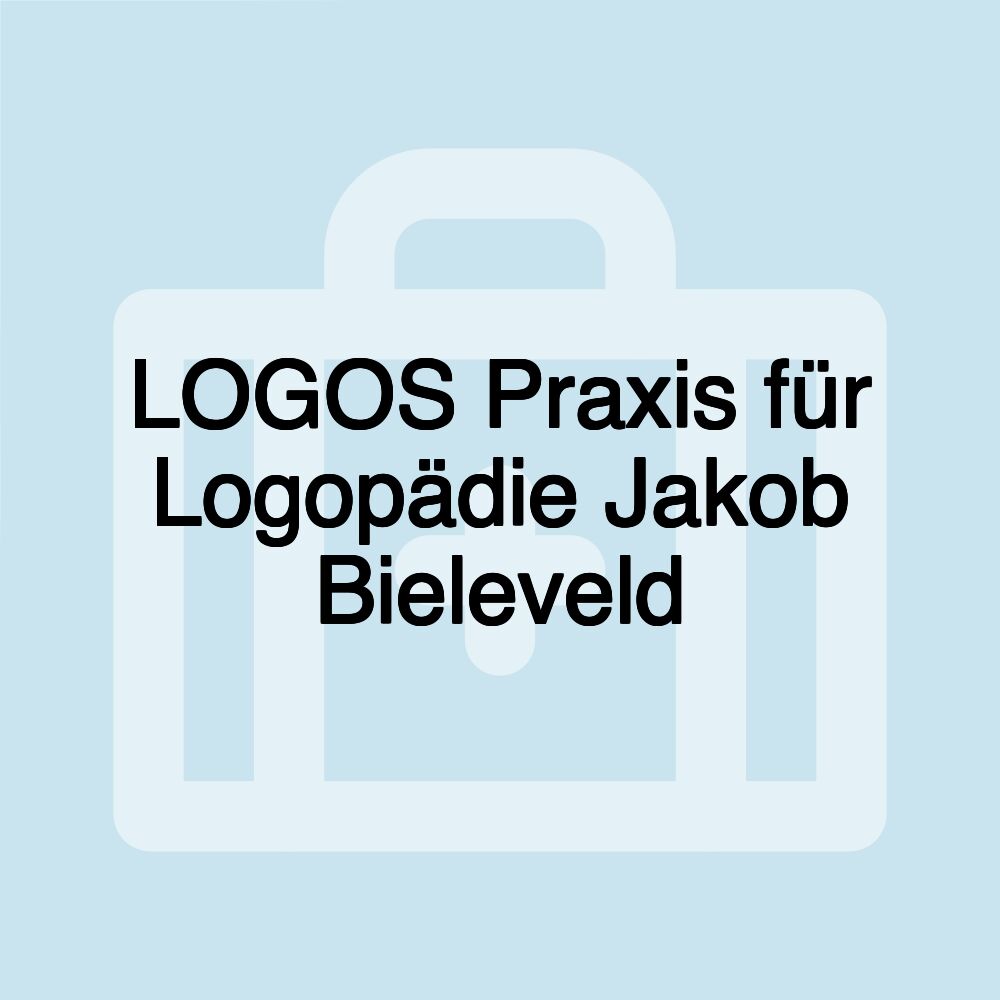 LOGOS Praxis für Logopädie Jakob Bieleveld