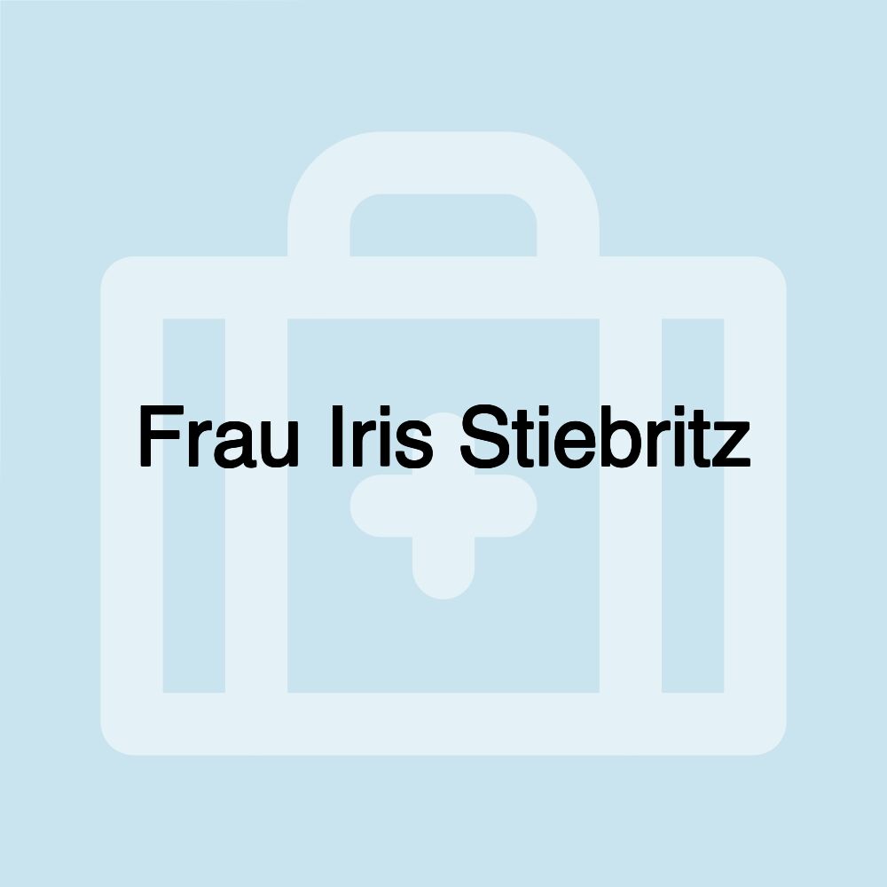 Frau Iris Stiebritz