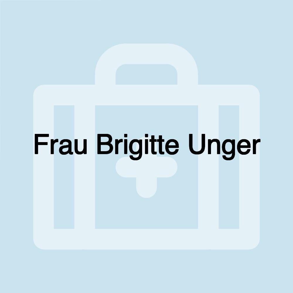 Frau Brigitte Unger