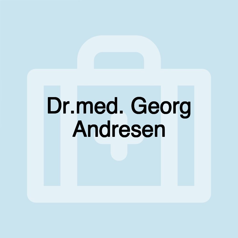 Dr.med. Georg Andresen