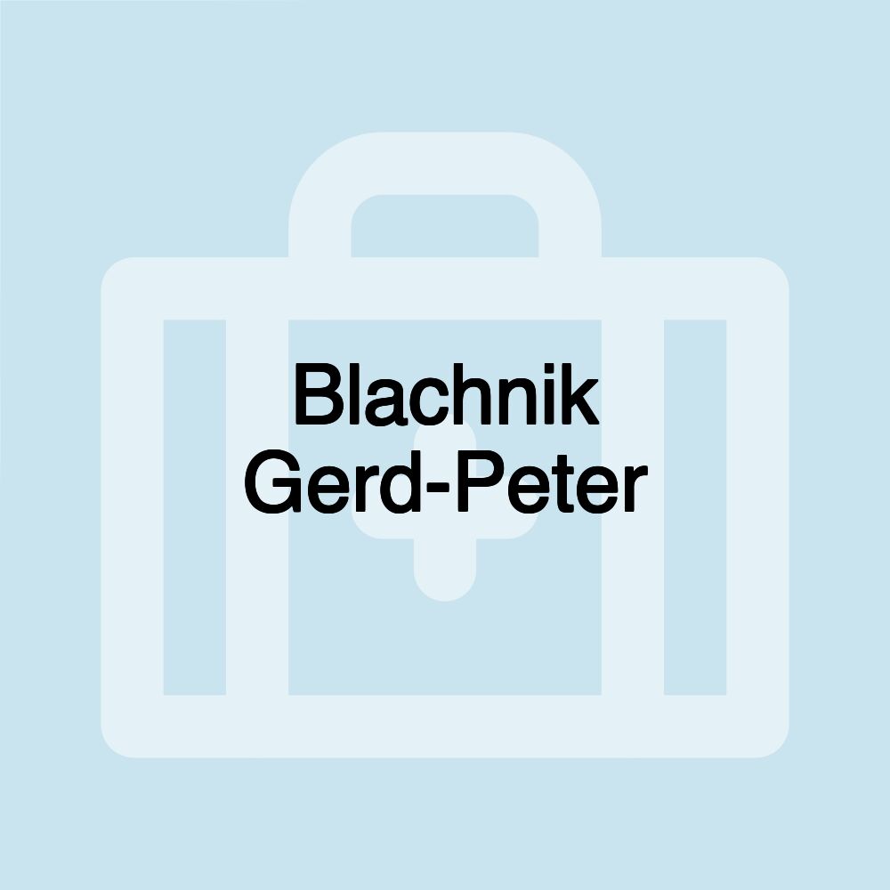 Blachnik Gerd-Peter