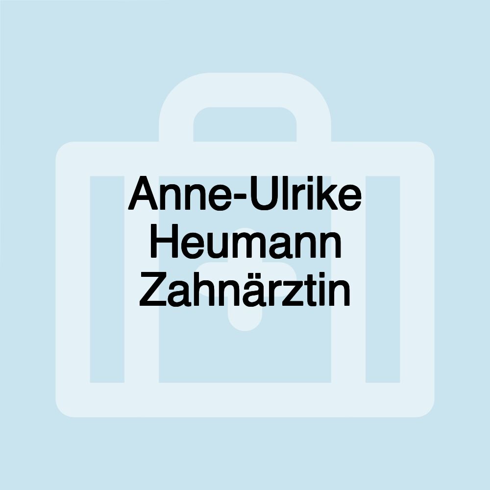 Anne-Ulrike Heumann Zahnärztin