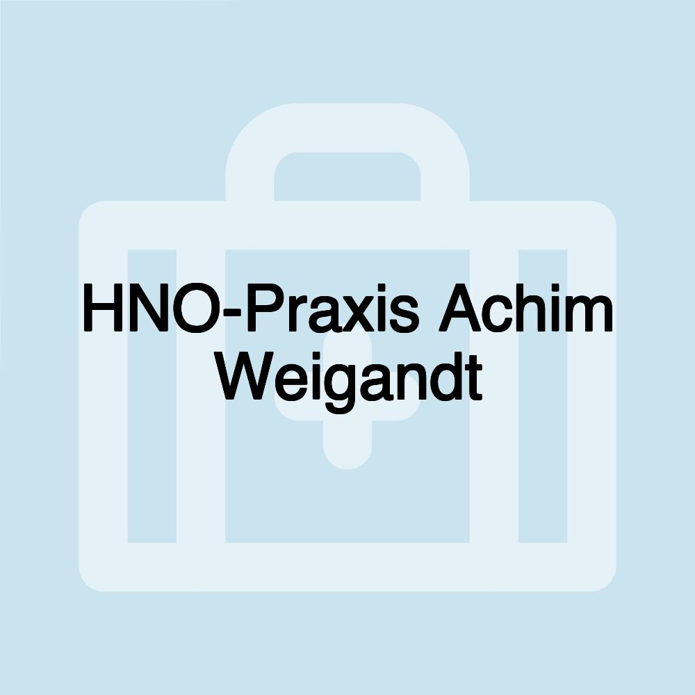 HNO-Praxis Achim Weigandt