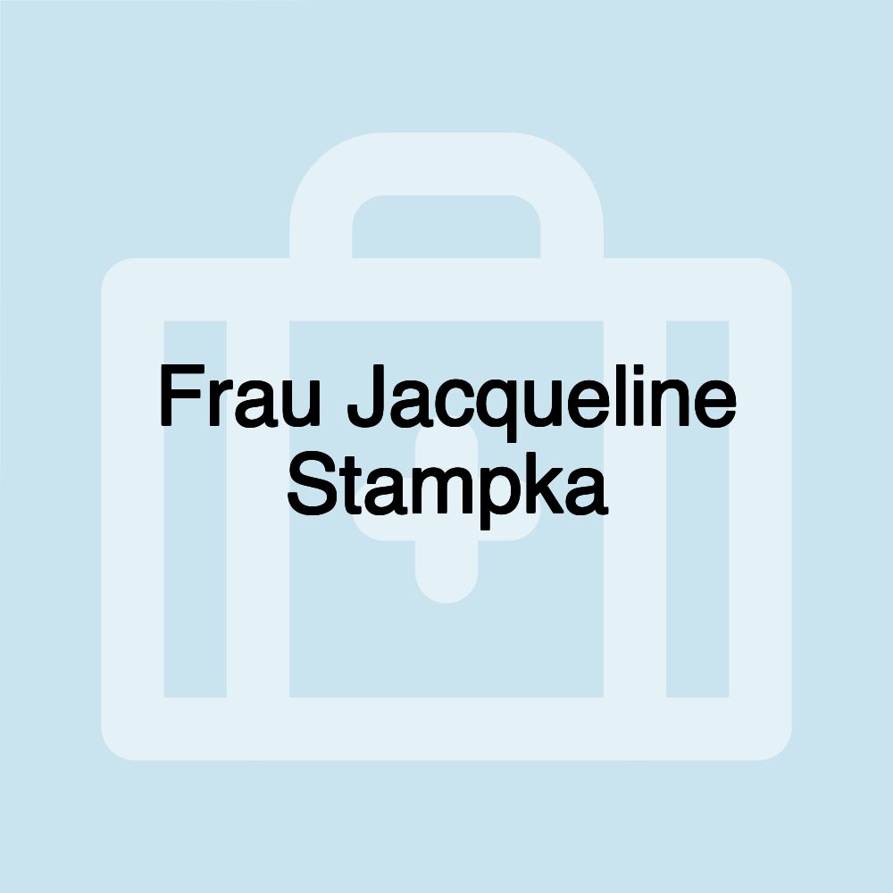 Frau Jacqueline Stampka