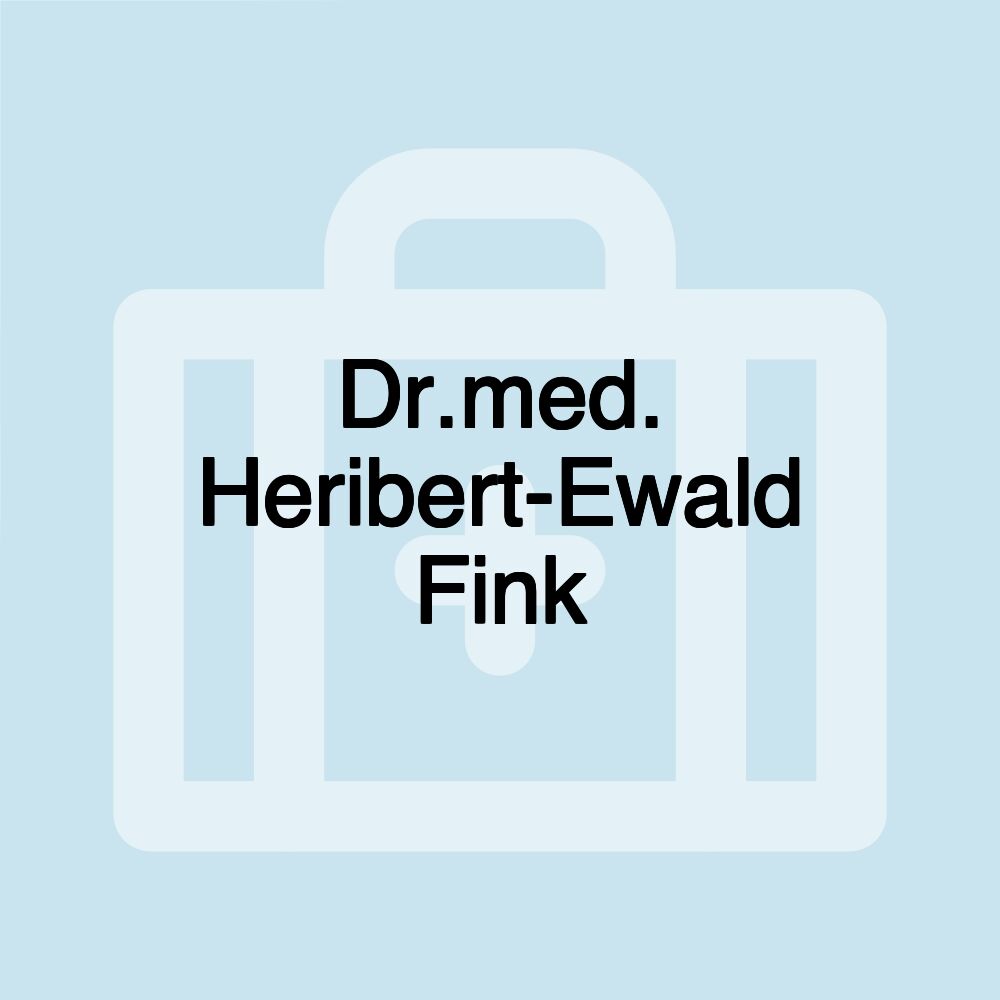 Dr.med. Heribert-Ewald Fink