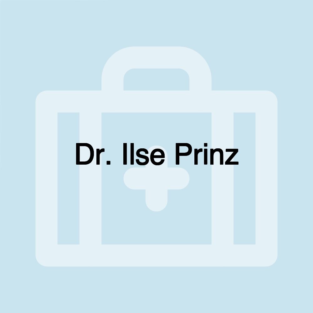 Dr. Ilse Prinz