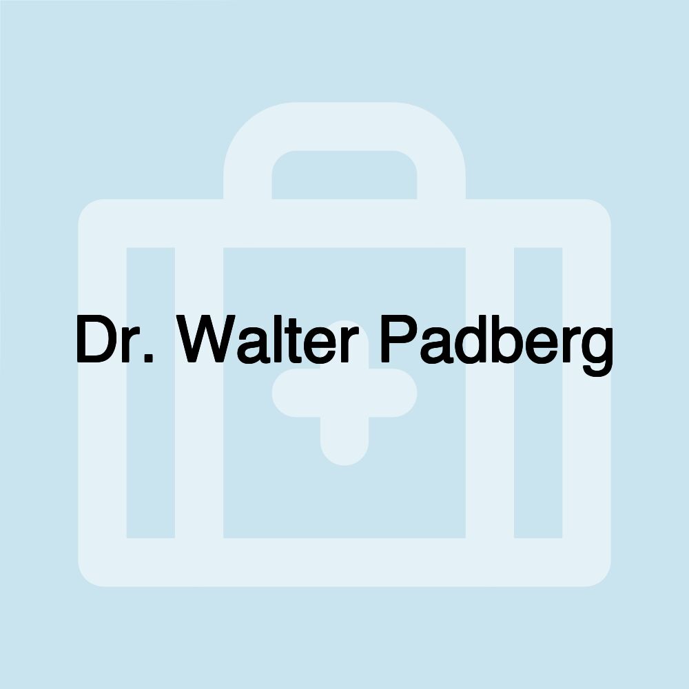 Dr. Walter Padberg