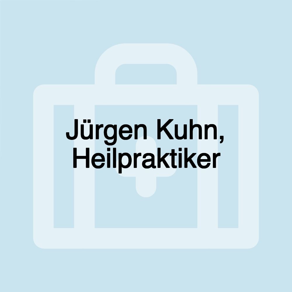 Jürgen Kuhn, Heilpraktiker