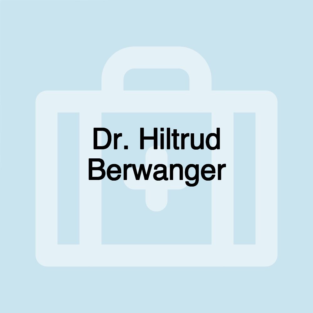 Dr. Hiltrud Berwanger