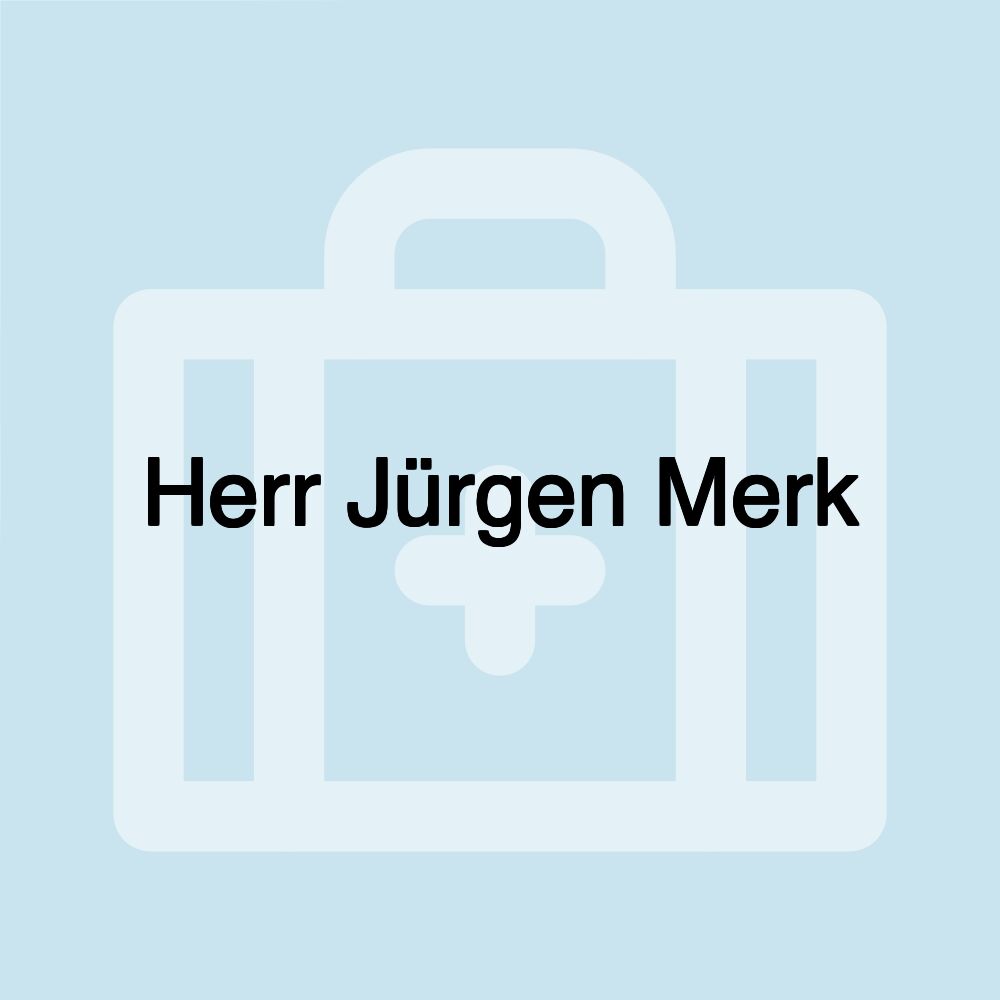 Herr Jürgen Merk