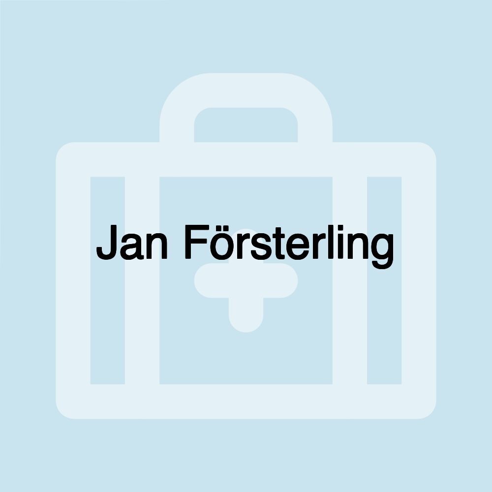 Jan Försterling