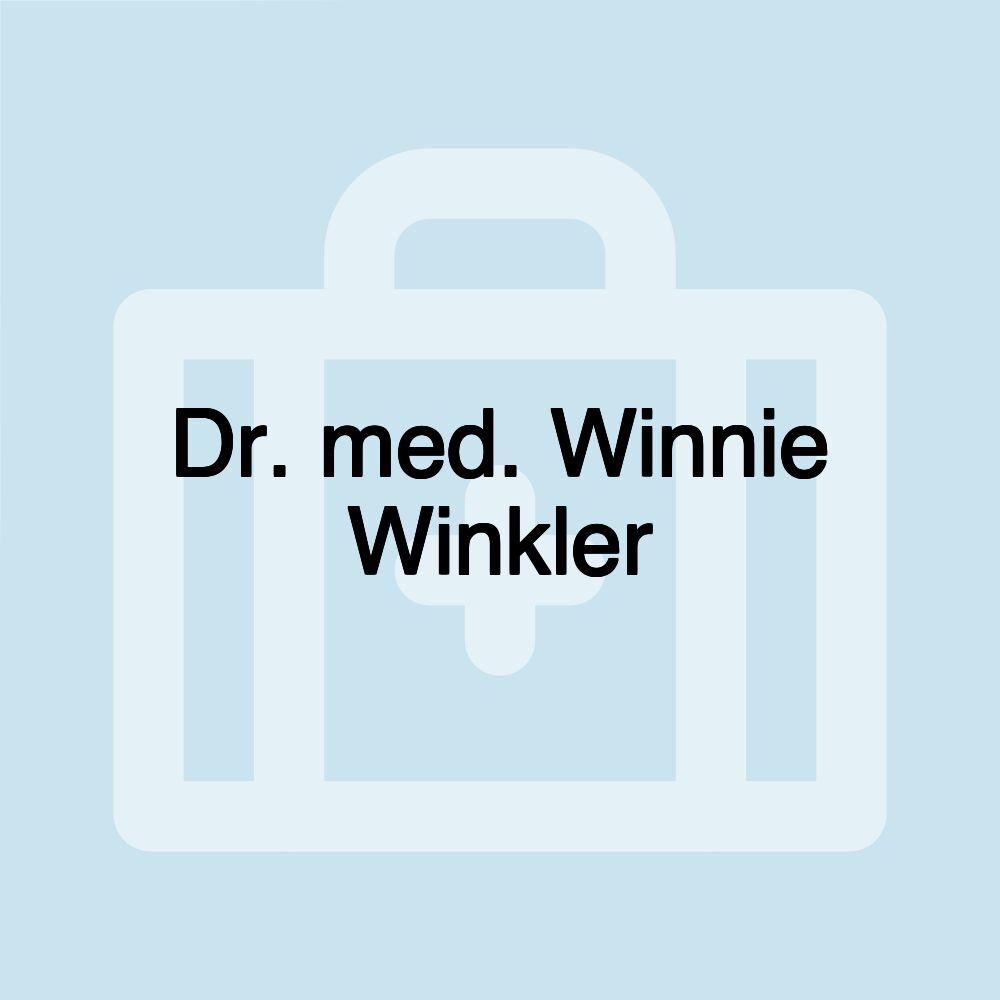 Dr. med. Winnie Winkler