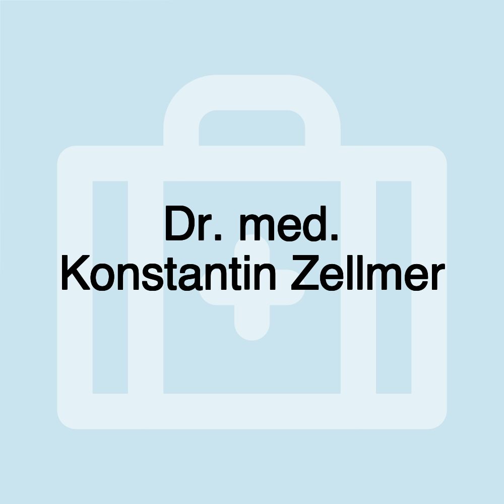 Dr. med. Konstantin Zellmer