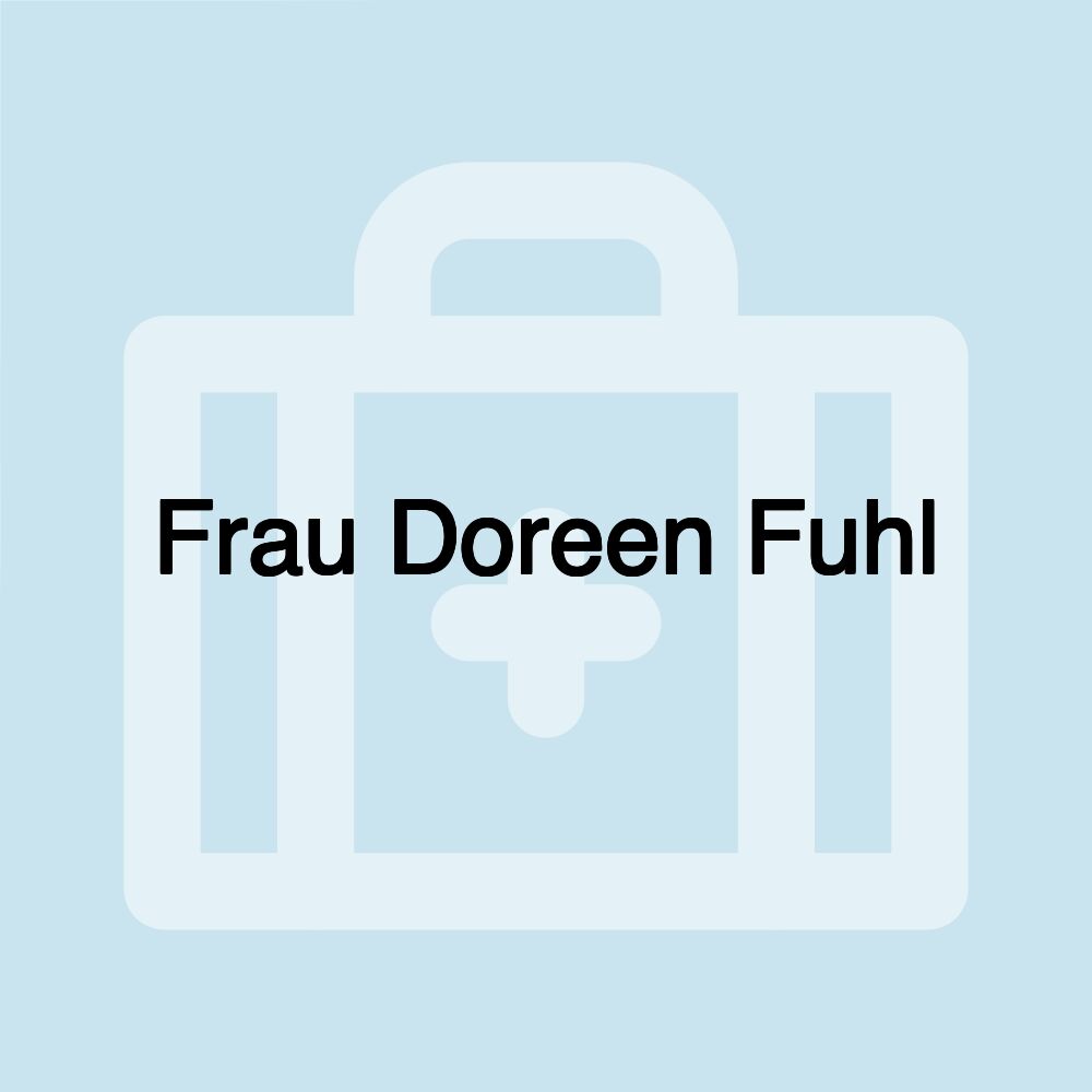 Frau Doreen Fuhl