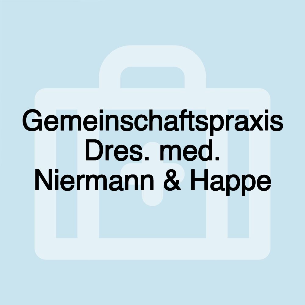 Gemeinschaftspraxis Dres. med. Niermann & Happe