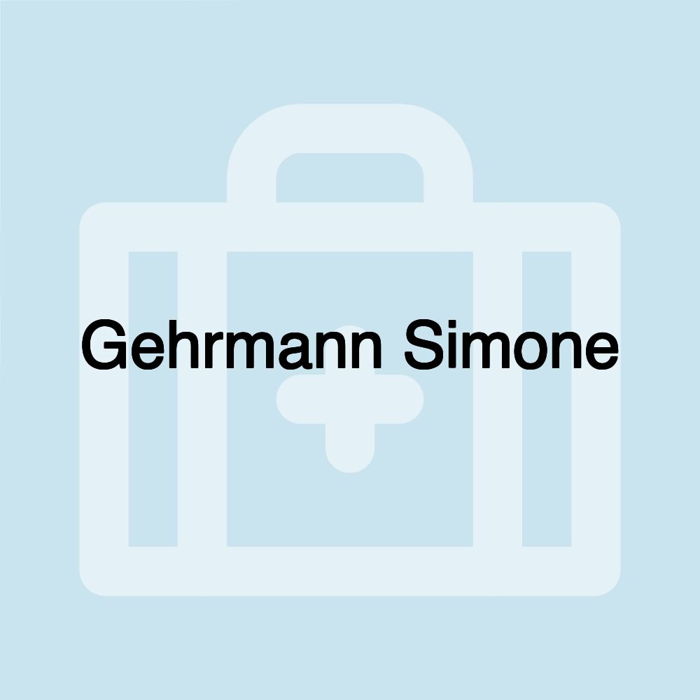 Gehrmann Simone