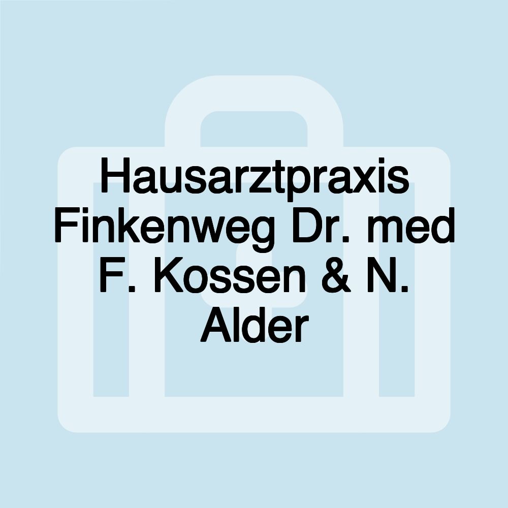 Hausarztpraxis Finkenweg Dr. med F. Kossen & N. Alder