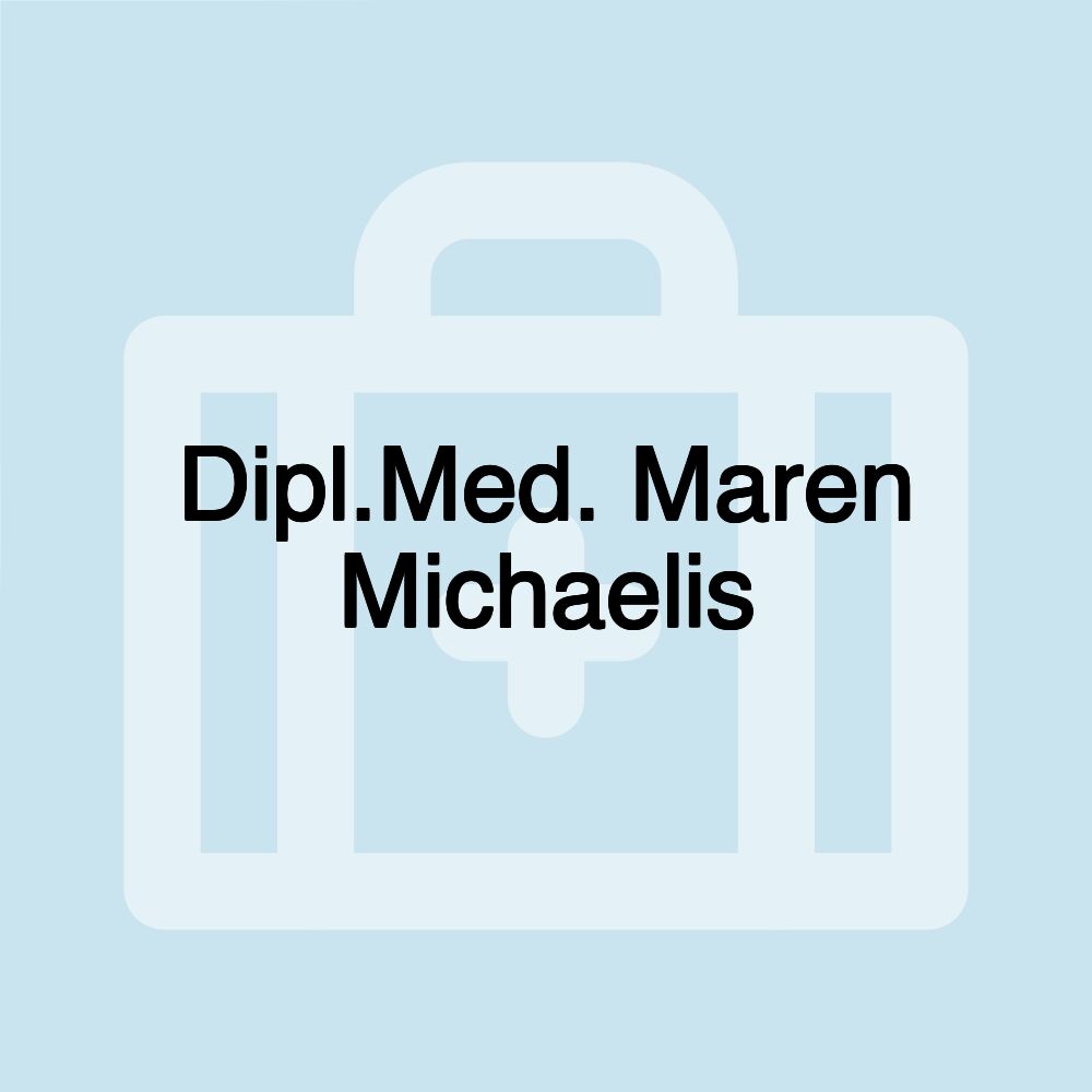 Dipl.Med. Maren Michaelis