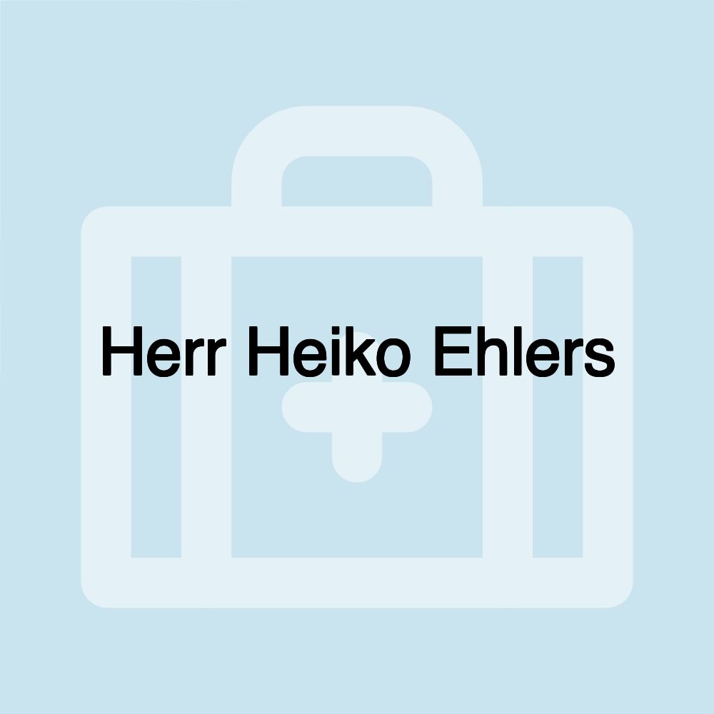 Herr Heiko Ehlers