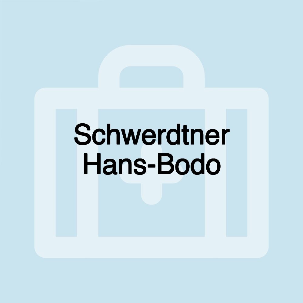 Schwerdtner Hans-Bodo