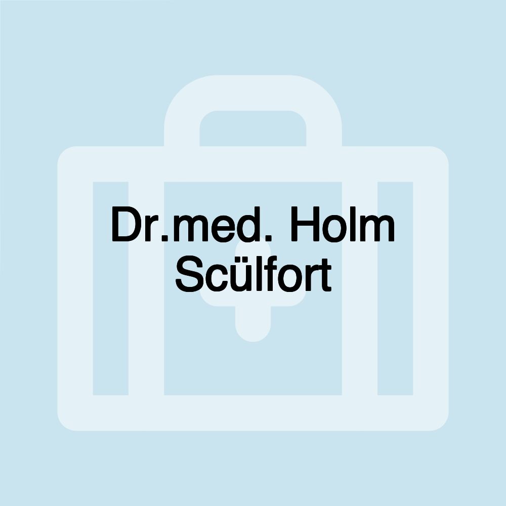 Dr.med. Holm Scülfort