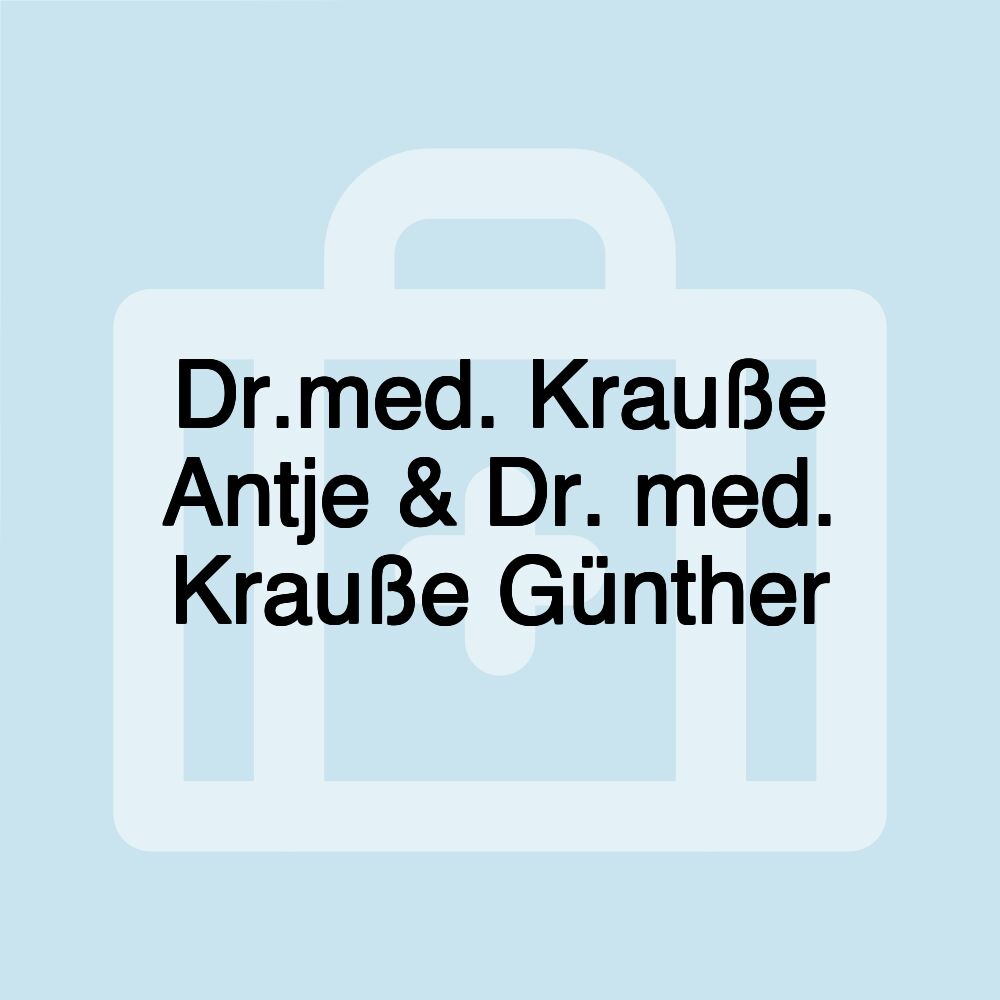 Dr.med. Krauße Antje & Dr. med. Krauße Günther