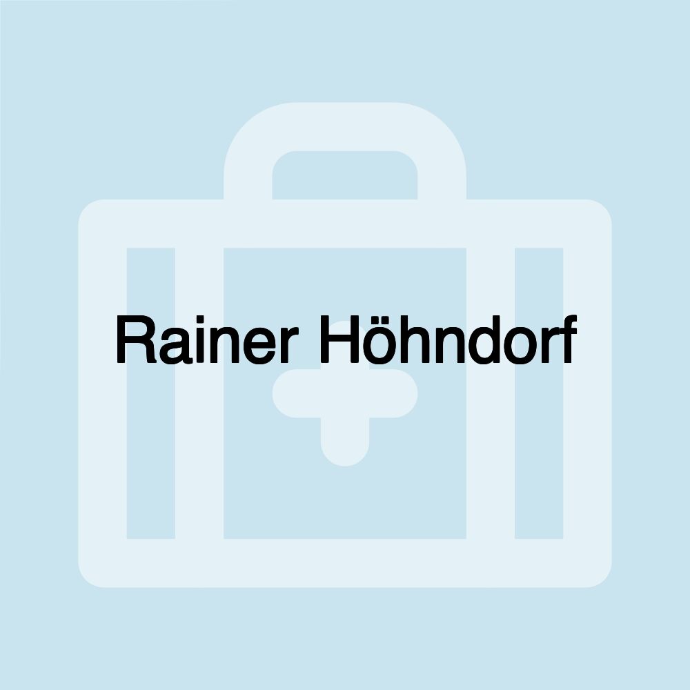 Rainer Höhndorf