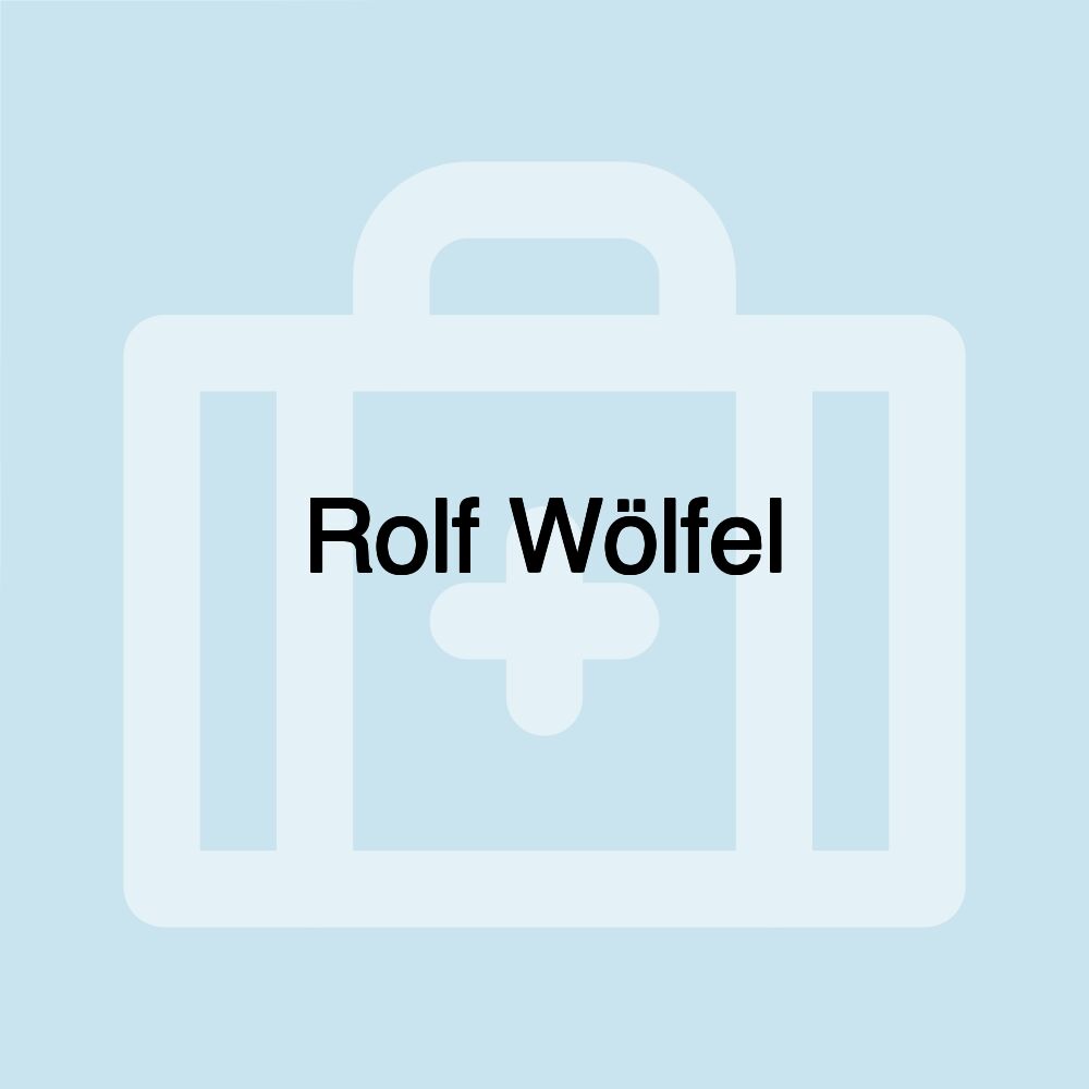 Rolf Wölfel