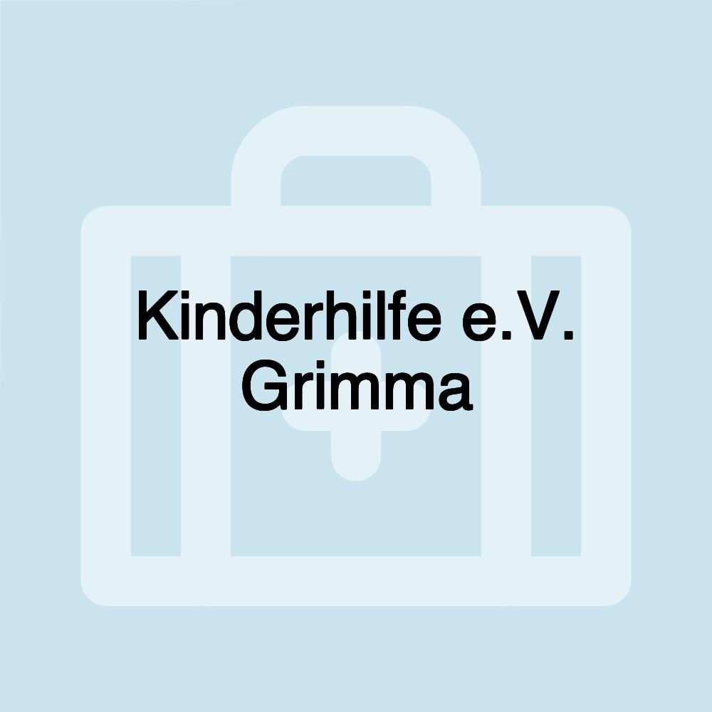 Kinderhilfe e.V. Grimma