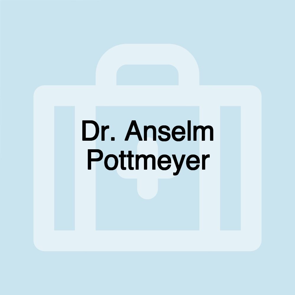 Dr. Anselm Pottmeyer