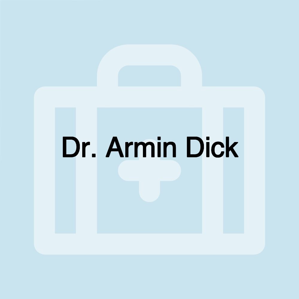 Dr. Armin Dick