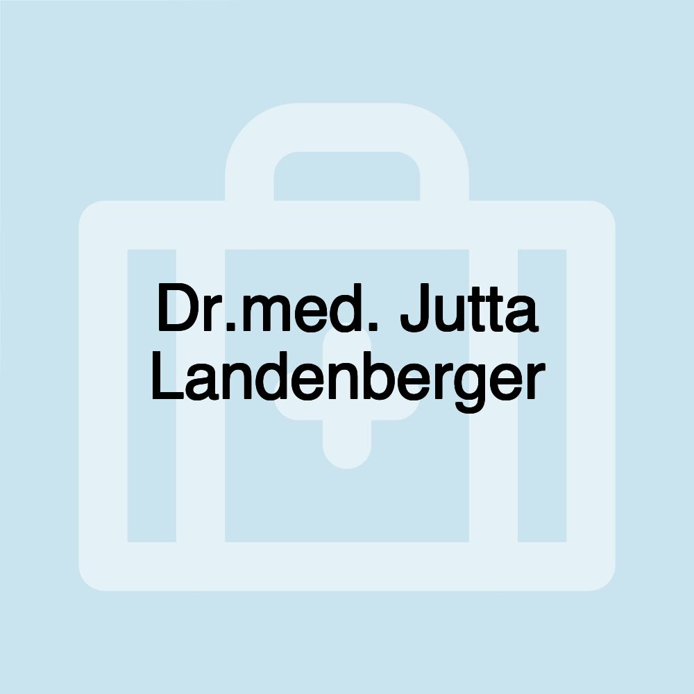 Dr.med. Jutta Landenberger