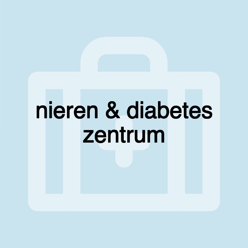 nieren & diabetes zentrum