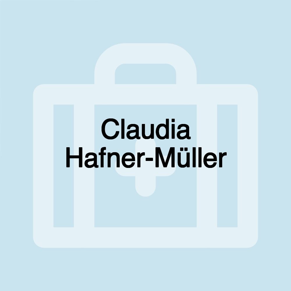 Claudia Hafner-Müller