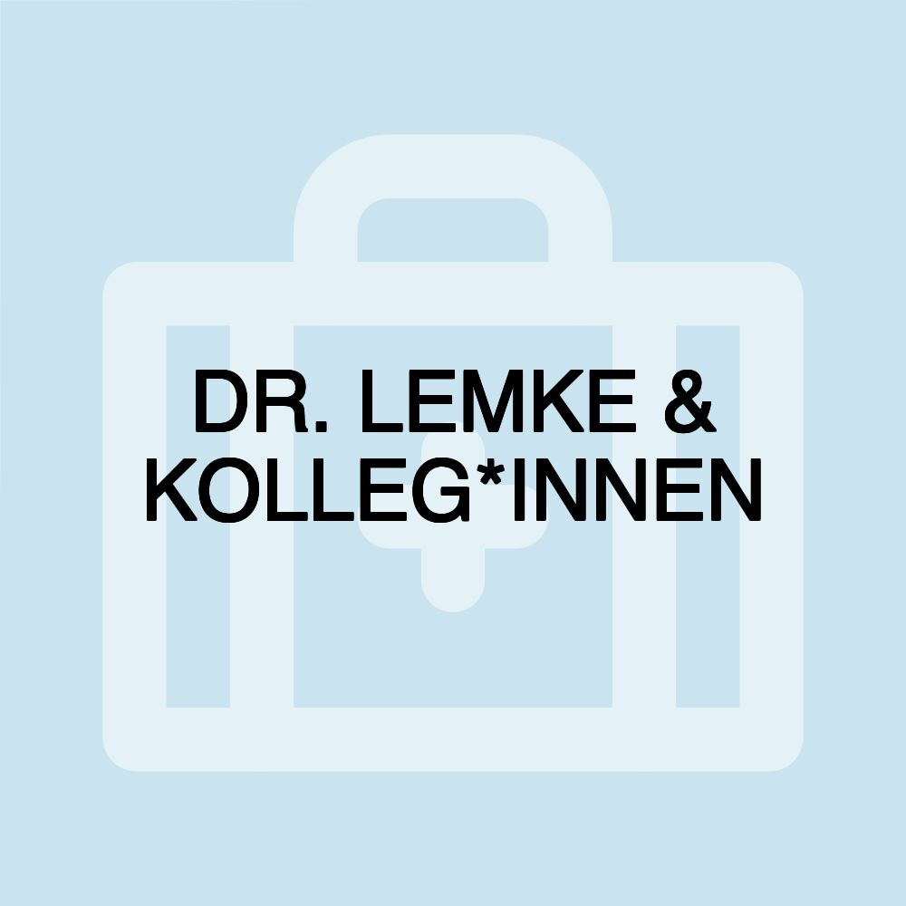 DR. LEMKE & KOLLEG*INNEN