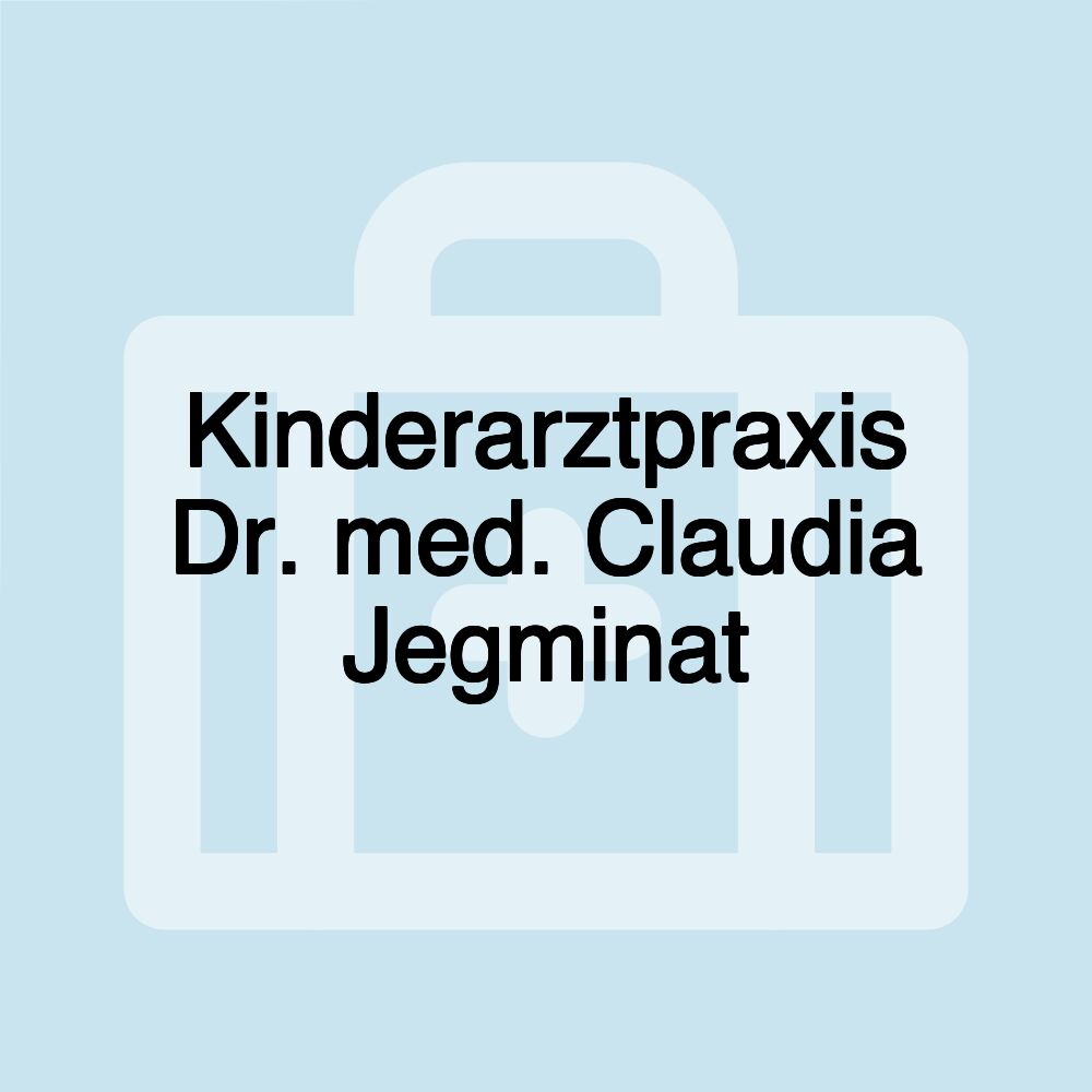 Kinderarztpraxis Dr. med. Claudia Jegminat