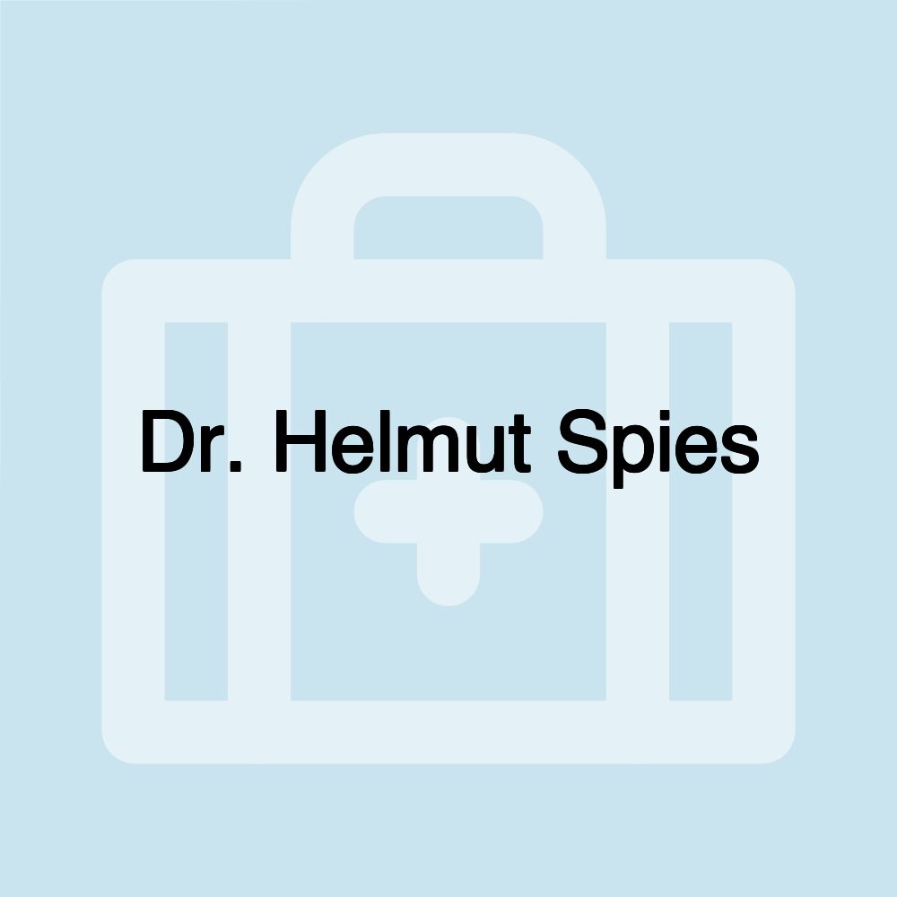 Dr. Helmut Spies