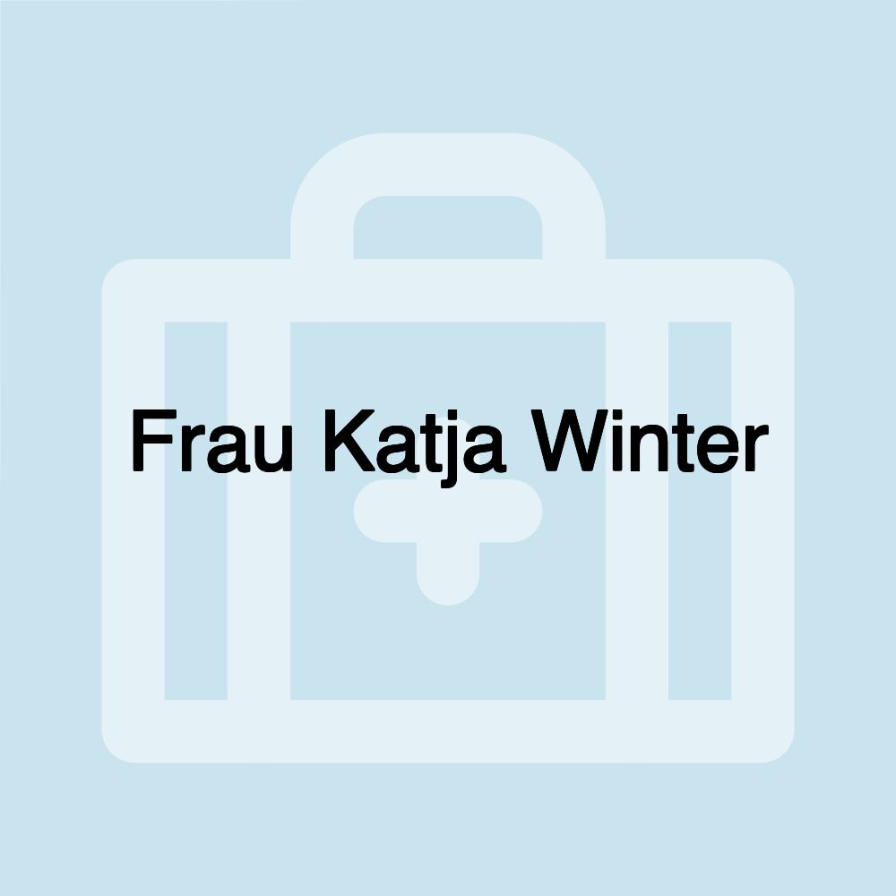 Frau Katja Winter