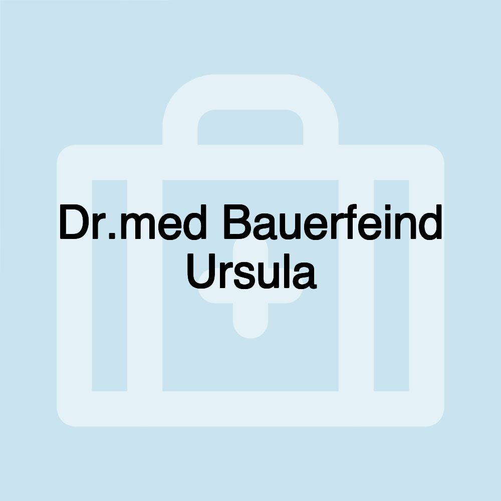 Dr.med Bauerfeind Ursula