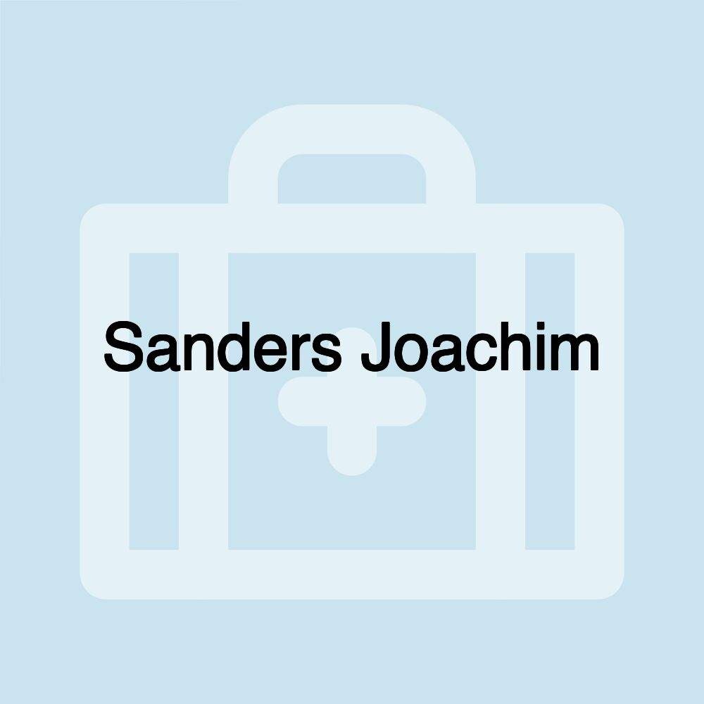 Sanders Joachim