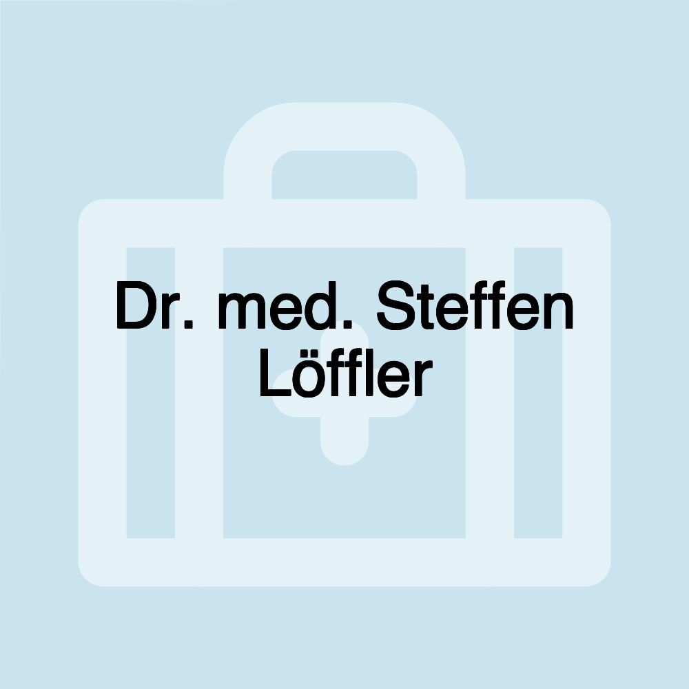 Dr. med. Steffen Löffler