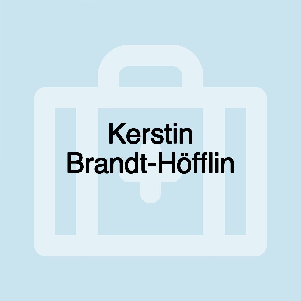 Kerstin Brandt-Höfflin