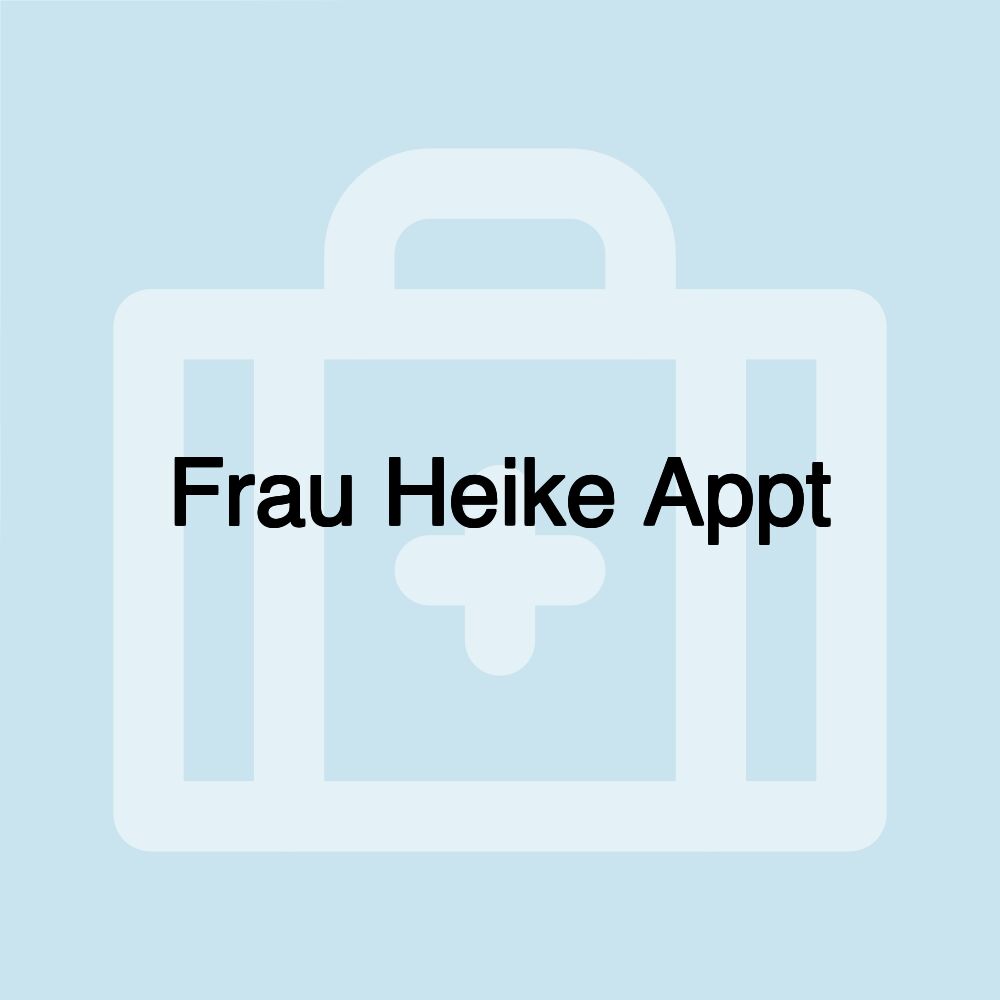 Frau Heike Appt