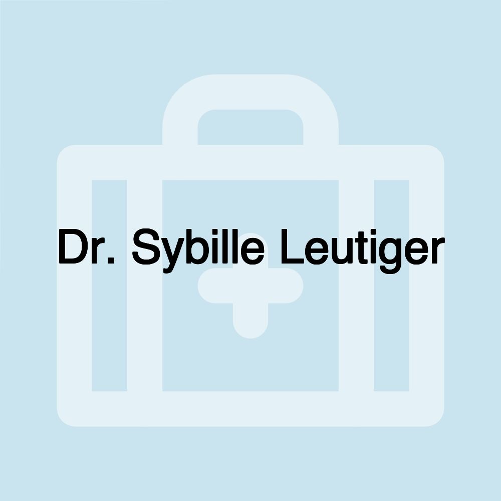 Dr. Sybille Leutiger