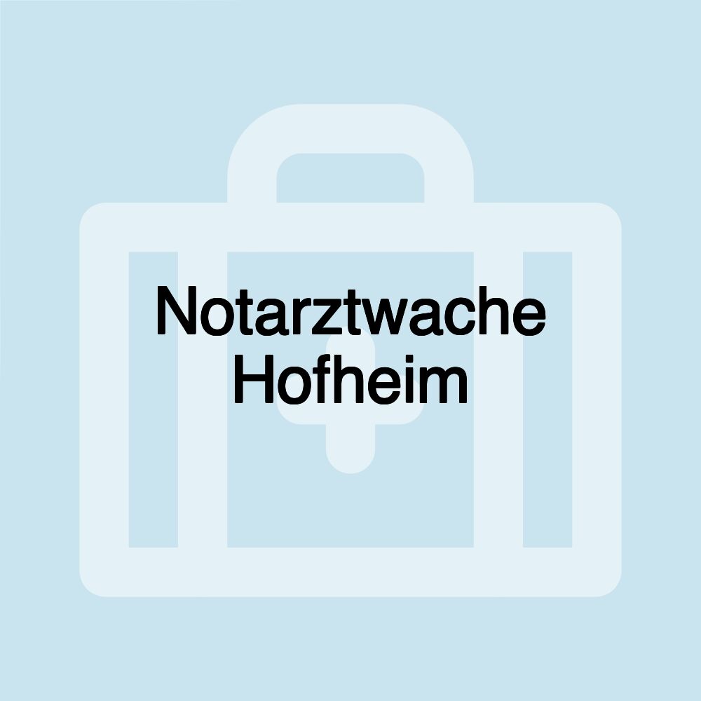 Notarztwache Hofheim