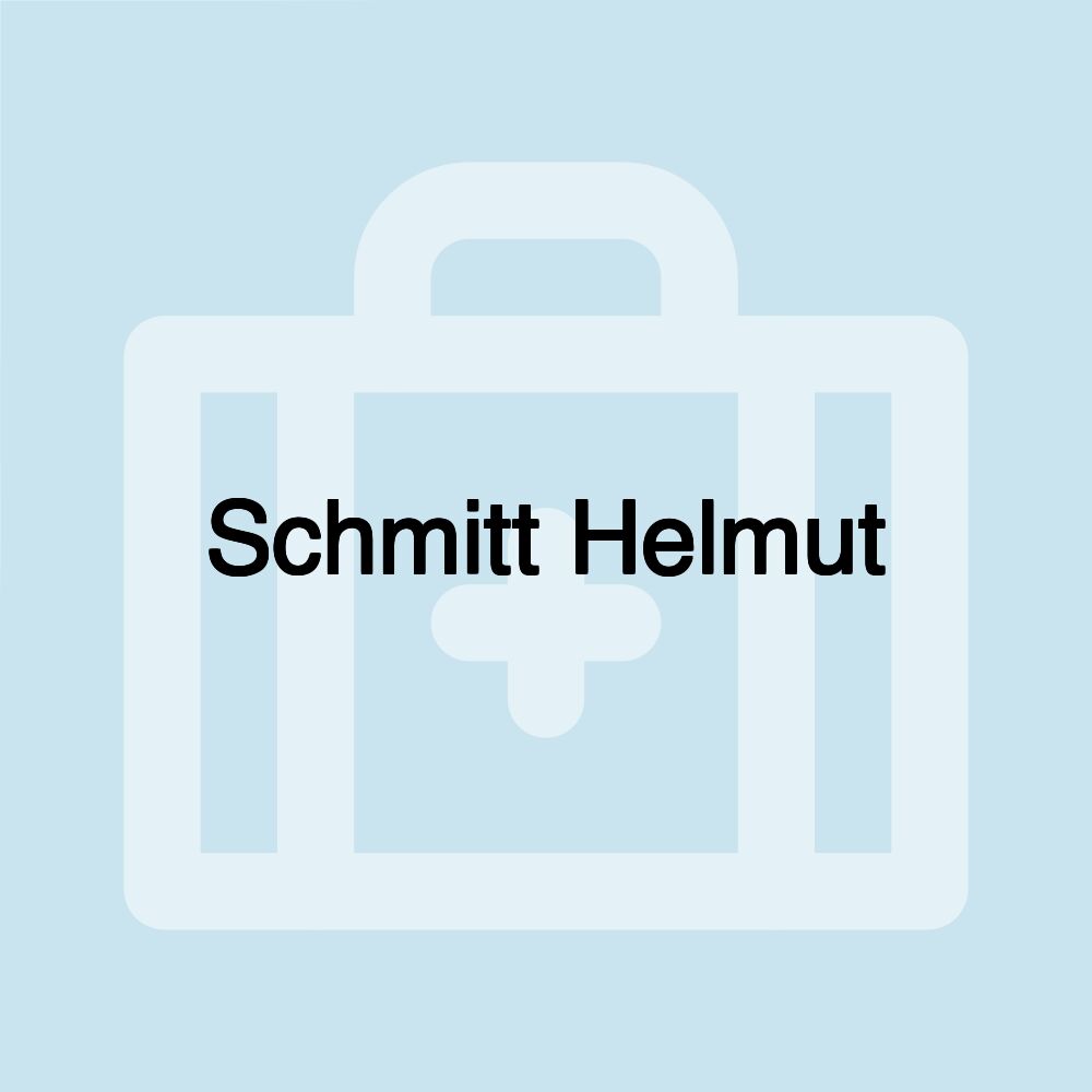 Schmitt Helmut