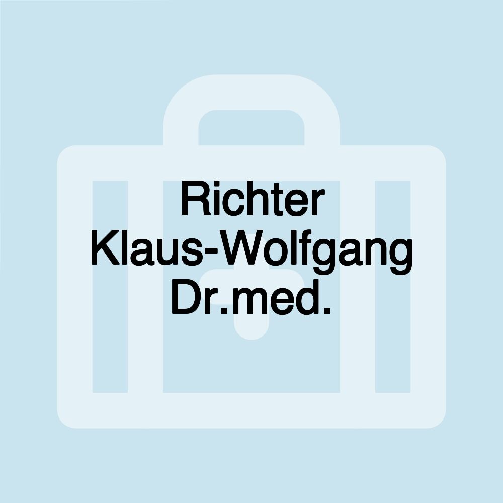 Richter Klaus-Wolfgang Dr.med.