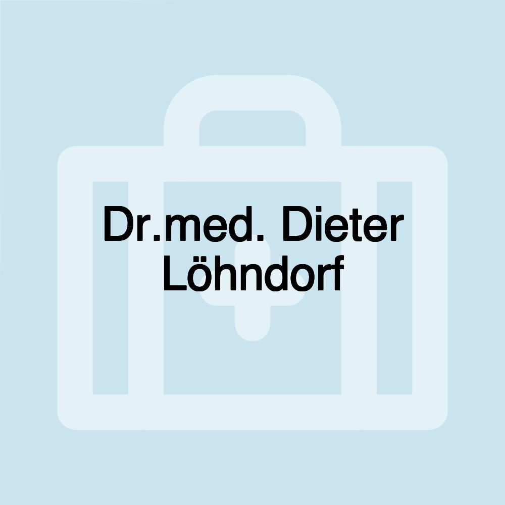 Dr.med. Dieter Löhndorf