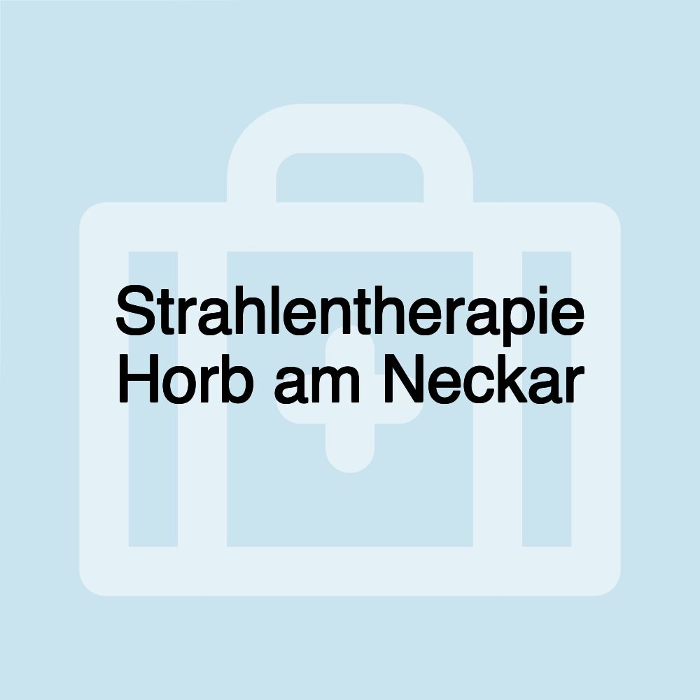 Strahlentherapie Horb am Neckar