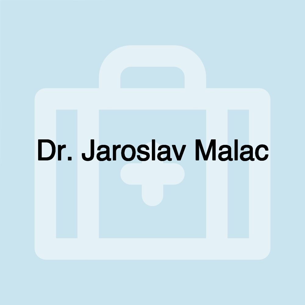 Dr. Jaroslav Malac